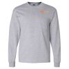 Ultra Cotton Long Sleeve T-Shirt with a Pocket Thumbnail