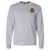 Ultra Cotton Long Sleeve T-Shirt with a Pocket Thumbnail