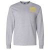 Ultra Cotton Long Sleeve T-Shirt with a Pocket Thumbnail