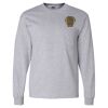Ultra Cotton Long Sleeve T-Shirt with a Pocket Thumbnail