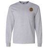 Ultra Cotton Long Sleeve T-Shirt with a Pocket Thumbnail